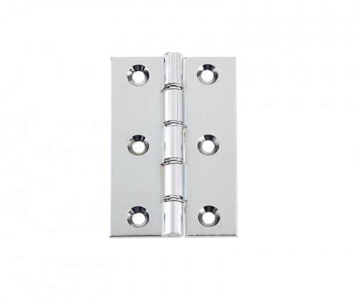 Jedo Double Phosphor Bronze Washered Hinge 102x67x3mm Polished Chrome