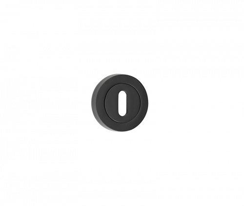 Nero Matt Black Standard Escutcheon