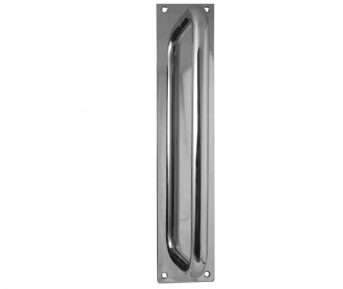 Stainless Steel Pull Handles on Plate