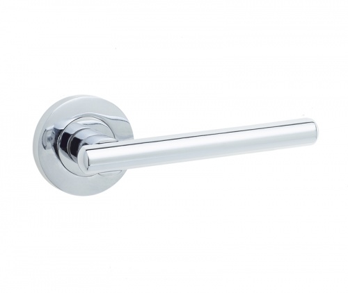 Jedo Rosetta Door Handle on Rose