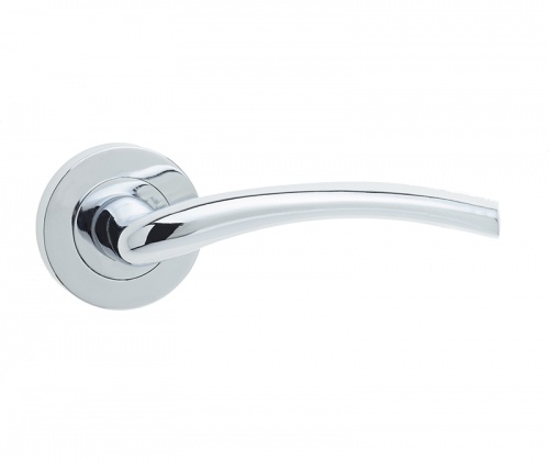 Jedo Opal Door Handle on Rose