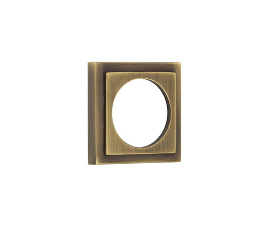 Burlington Stepped Square Outer Rose for Burlington Escutcheon