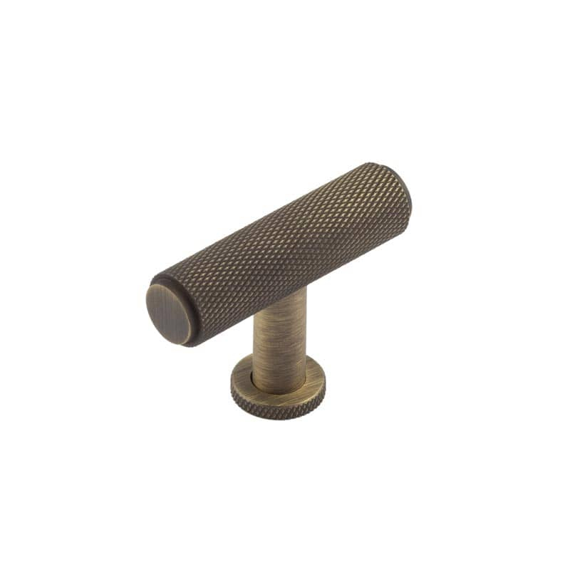 Burlington Piccadilly Knurled T Bar Cupboard Knobs