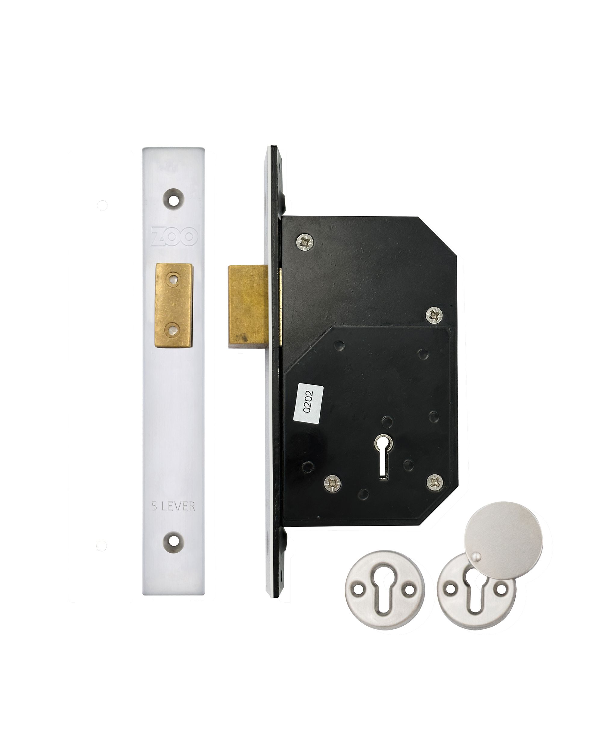 Zoo 5 Lever Deadlock - 73mm c/w Esc - Chubb Retro Fit 3G110